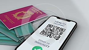 Health Passport - MALTA - slide Up