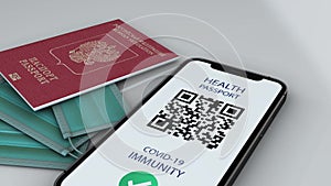 Health Passport - RUSSIAN FEDERATION - rotation slide Dx