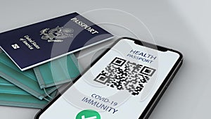 Health Passport - UNITED STATES OF AMERICA - slide Dx