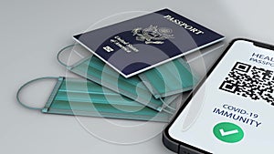 Health Passport - UNITED STATES OF AMERICA - slide Sx