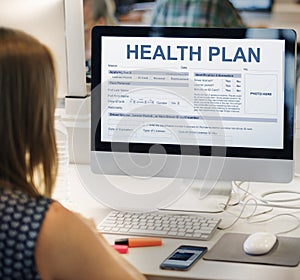 Health Plan Information Examination Concept