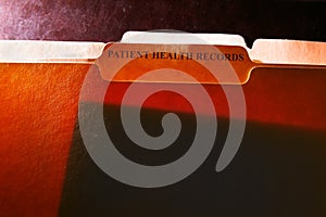 Health records folders