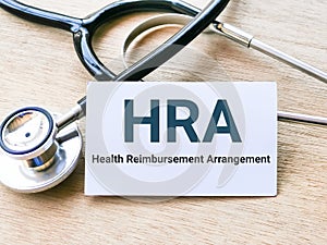 Health Reimbursement Arrangement.