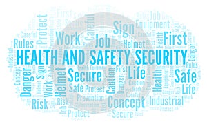 Health And Safety Security word cloud.