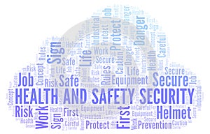 Health And Safety Security word cloud.