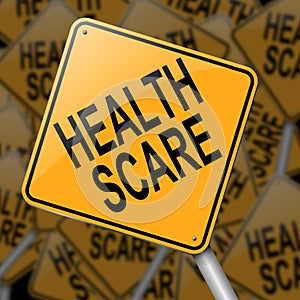 Health scare concept. photo