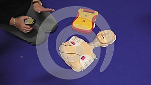 Health service CPR training