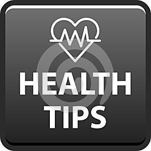 Health tips button