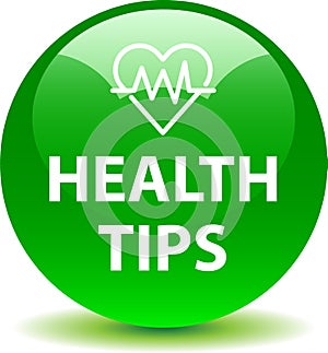 Health tips button