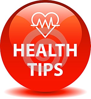 Health tips button