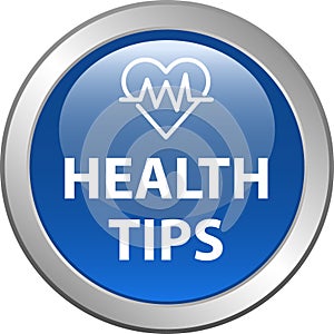 Health tips button