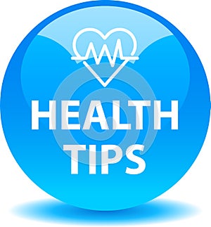 Health tips button