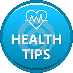 Health tips button