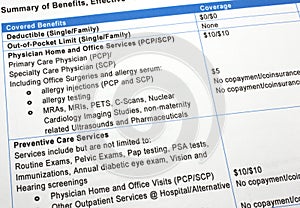 Healthcare Benefits Summary photo