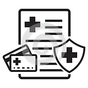 Healthcare Cards And Form Icon
