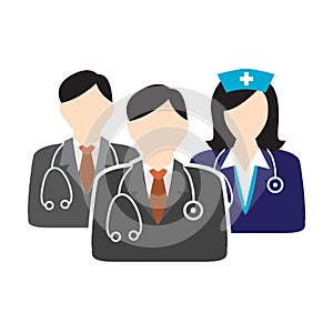 Healthcare Doctor and Nurse Illustration