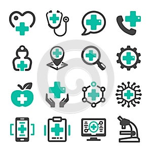 Healthcare icon set