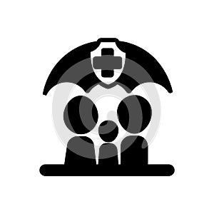 healthcare icon- vector family healthcare icon for your business