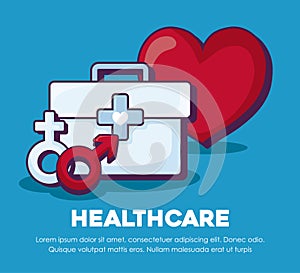 Healthcare infographic design