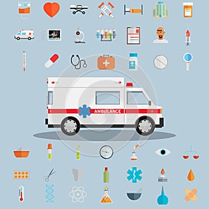 Healthcare and medical icons
