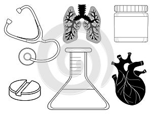 Healthcare related icons