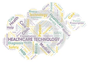 Healthcare Technology word cloud