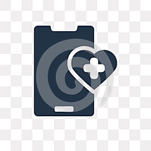 Healthcare vector icon isolated on transparent background, Healthcare transparency concept can be used web and mobile