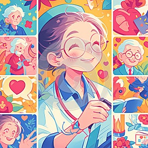 Healthcare Worker Joy â€“ Illustration Series