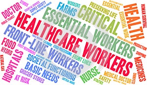 Healthcare Workers Word Cloud