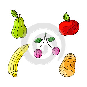 Healthful fruits photo