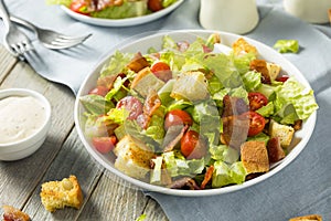 Healthy BLT Salad with Croutons