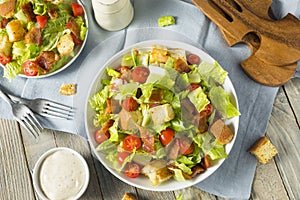 Healthy BLT Salad with Croutons