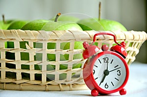 Healthy breakfast time concept