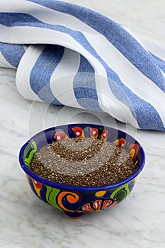 Healthy chia seeds