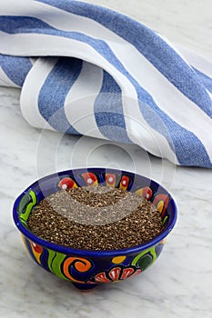 Healthy chia seeds