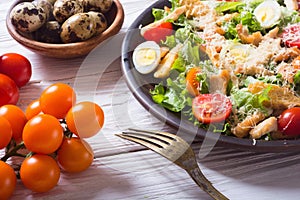 Healthy Chicken Caesar Salad photo