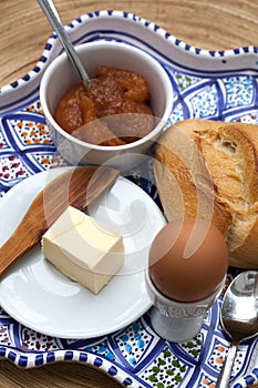 Healthy continental breakfast.