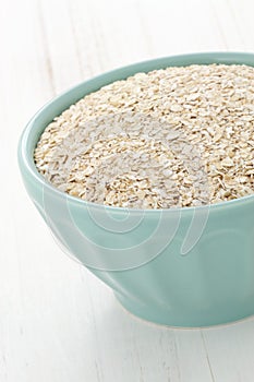 Healthy and delicious oatmeal ingredients photo