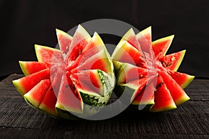 Healthy diet Organic water melon.