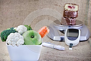 Healthy diet and regular control - diabetes
