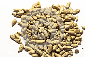 Healthy dried sunflower seeds for organic nutrition diet