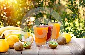 Healthy drink - beverages (fruit juices)