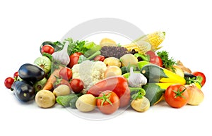 Healthy Eating / Assortment of Organic Vegetables photo