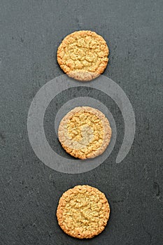 Oatflakes cookies photo