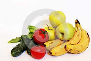 Healthy eating. Mediterranean diet. Fruit,vegetables. Organic vegan photo