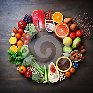 healthy eating to improve insulin resistance and treat diabetes. AI generative