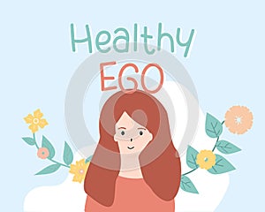 healthy ego and balance ego allows you to perceive people and situations as realistic as possible photo