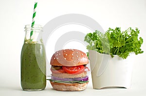 Healthy fast food concept