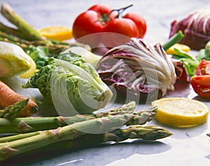 Healthy food. Assorted vegetables.