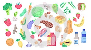 Healthy food clip art